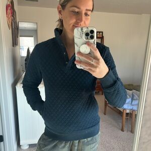 Kiava Alpine Pullover sweater in navy